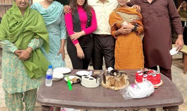 Sehnoor Celebrates Director Mehraaj's Birthday on the Sets of Their Web Series "FASAL" with the Entire Cast and Crew- Check Images