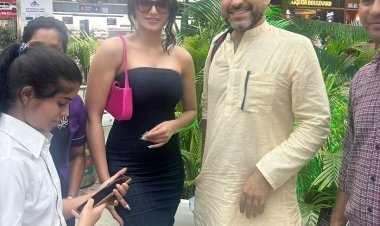 Urvashi Rautela And Pankaj Tripathi Gets Mobbed In Bhopal By Fans At Airport Amid Stree 2 And Another Film Shooting