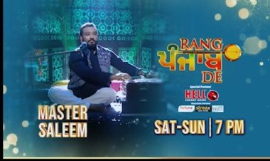 'Punjabi Singer Master Saleem Enlightens Audiences with a Soulful Performance on 'Rang Punjab De on 4th November at 7 PM only on Zee Punjabi