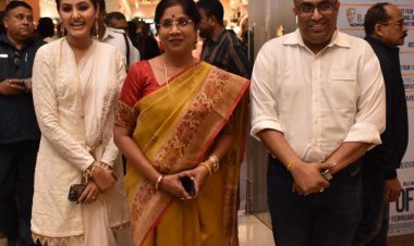 Trailer Launch of upcoming Tollywood Movie Sada Ronger Prithibi