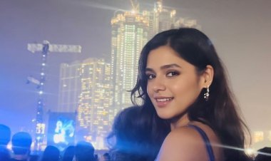 Pranati Rai Prakash Revels in the Magic Of Pure Bliss At Ed-Sheeran's Concert In A Stunning Sleeveless Blue Lace Mini Body Hugging Dress