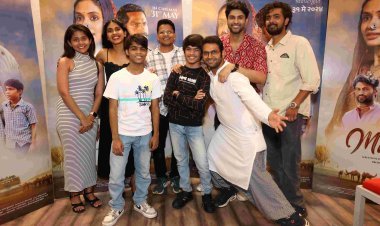 Anjali Patil and Sharib Hashmi starrer film "Malhar" poster launched, to be released in Hindi and Marathi on May 31