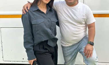 Actress Delbar Arya To be Next Seen In Nagendar Choudhary Upcoming Web Series Drops BTS Pictures from the sets